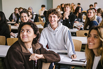 Students in a lecture